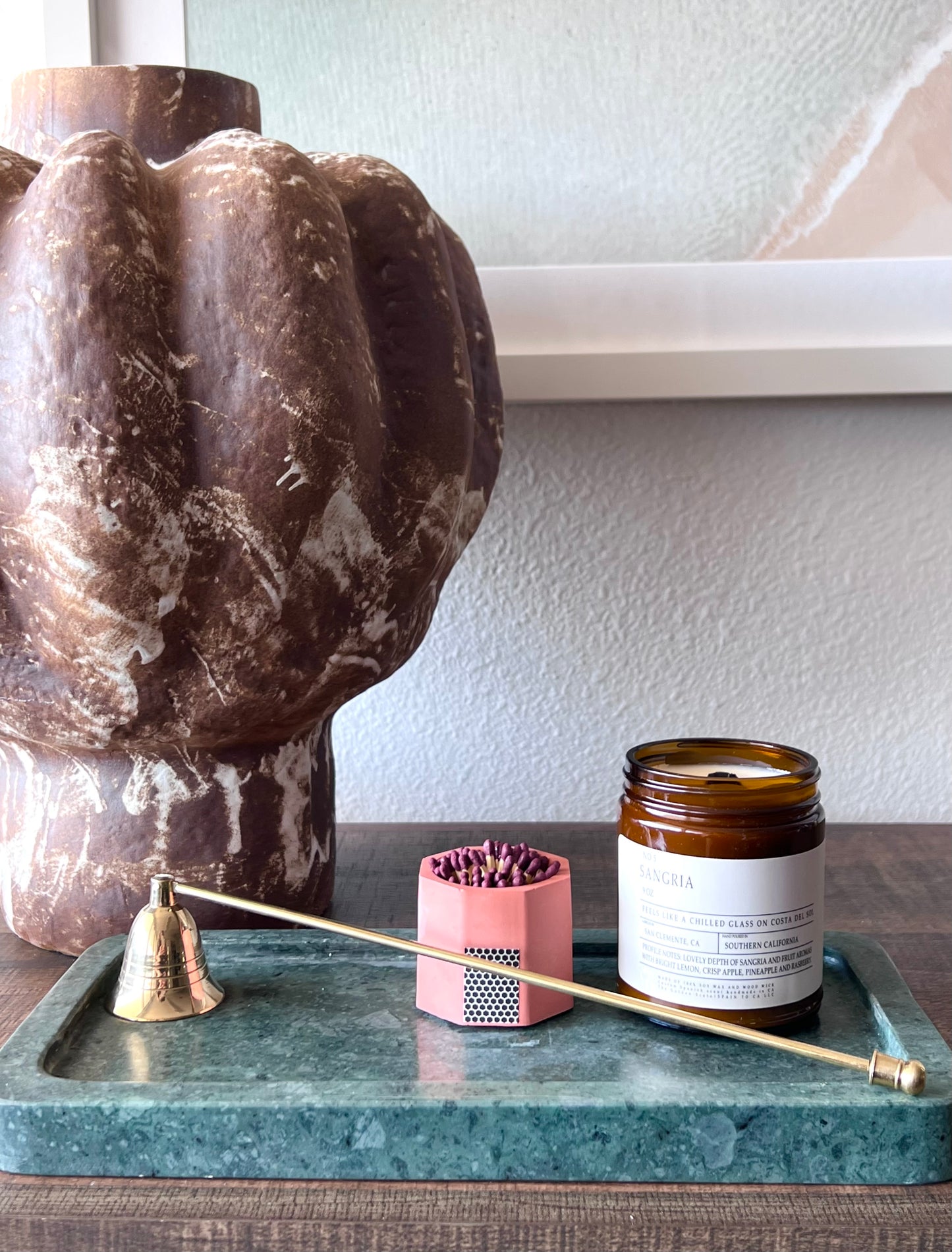 Vintage Brass Candle Snuffer