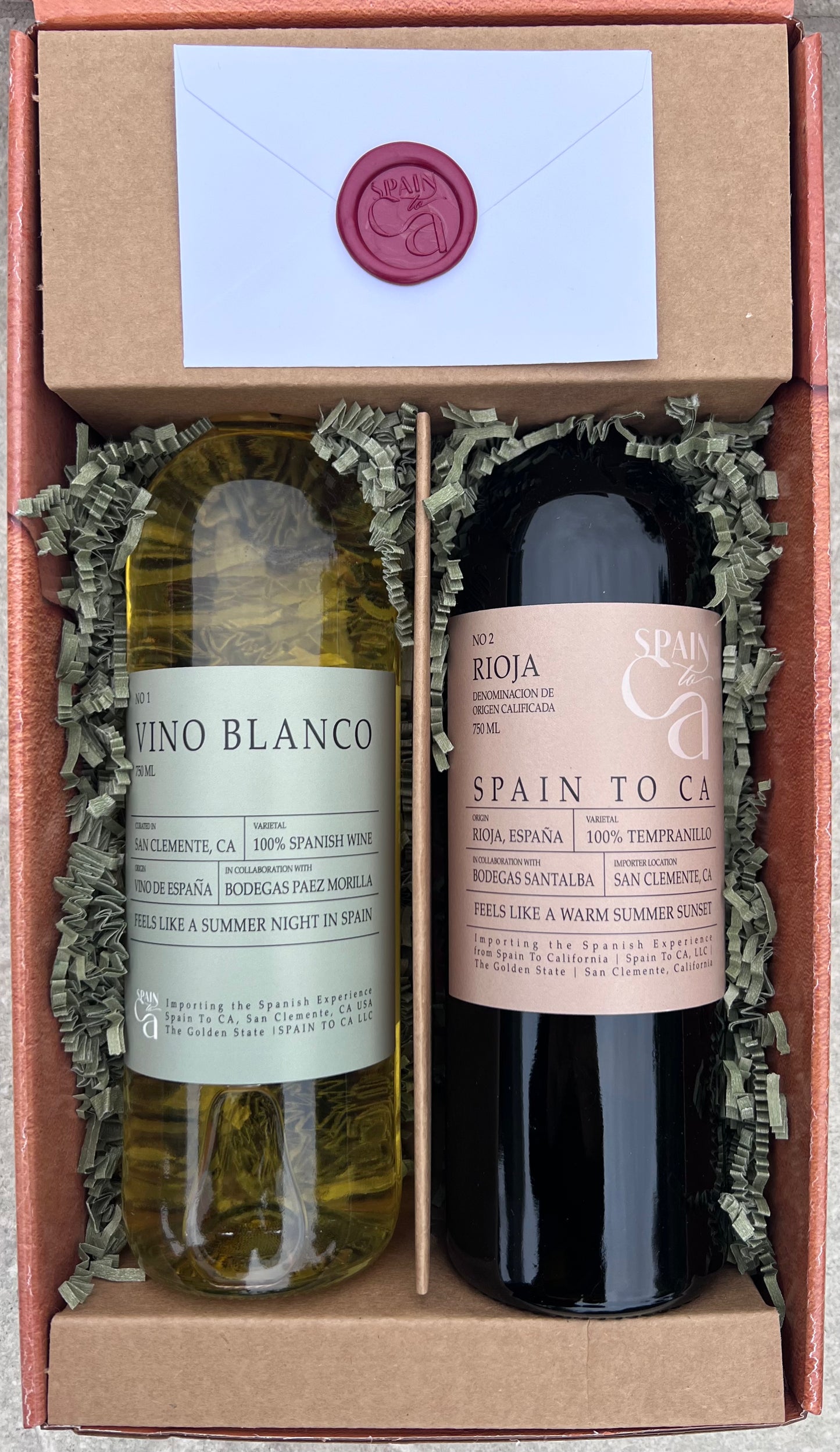 No 1 Vino Blanco + No 2 Vino Tinto || Duo Shipper