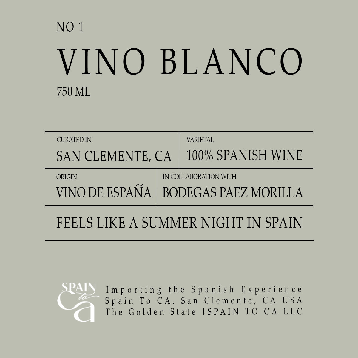 No 1 Vino Blanco Spanish Experience || Trio