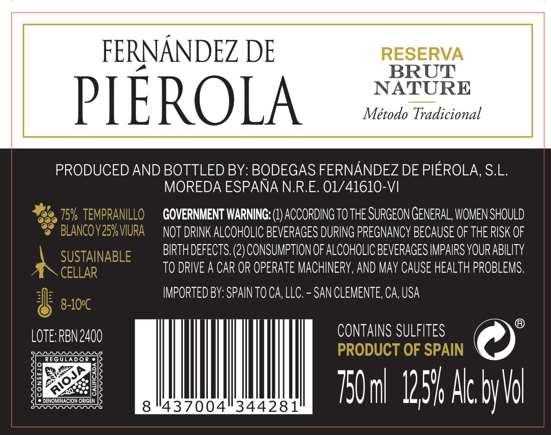 Sparkling Brut Nature Reserva